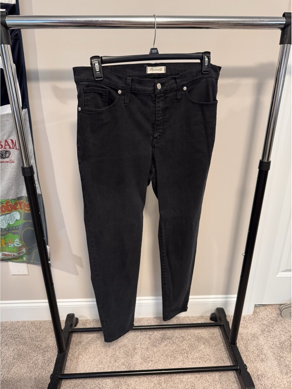 Madewell Women's Black High Rise Skinny Jeans - 30 inch waist